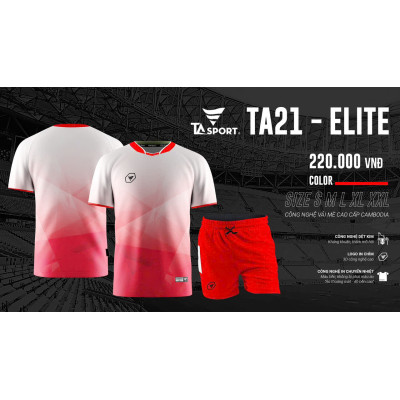 ÁO BÓNG ĐÁ KHÔNG LOGO TA21 ELITE